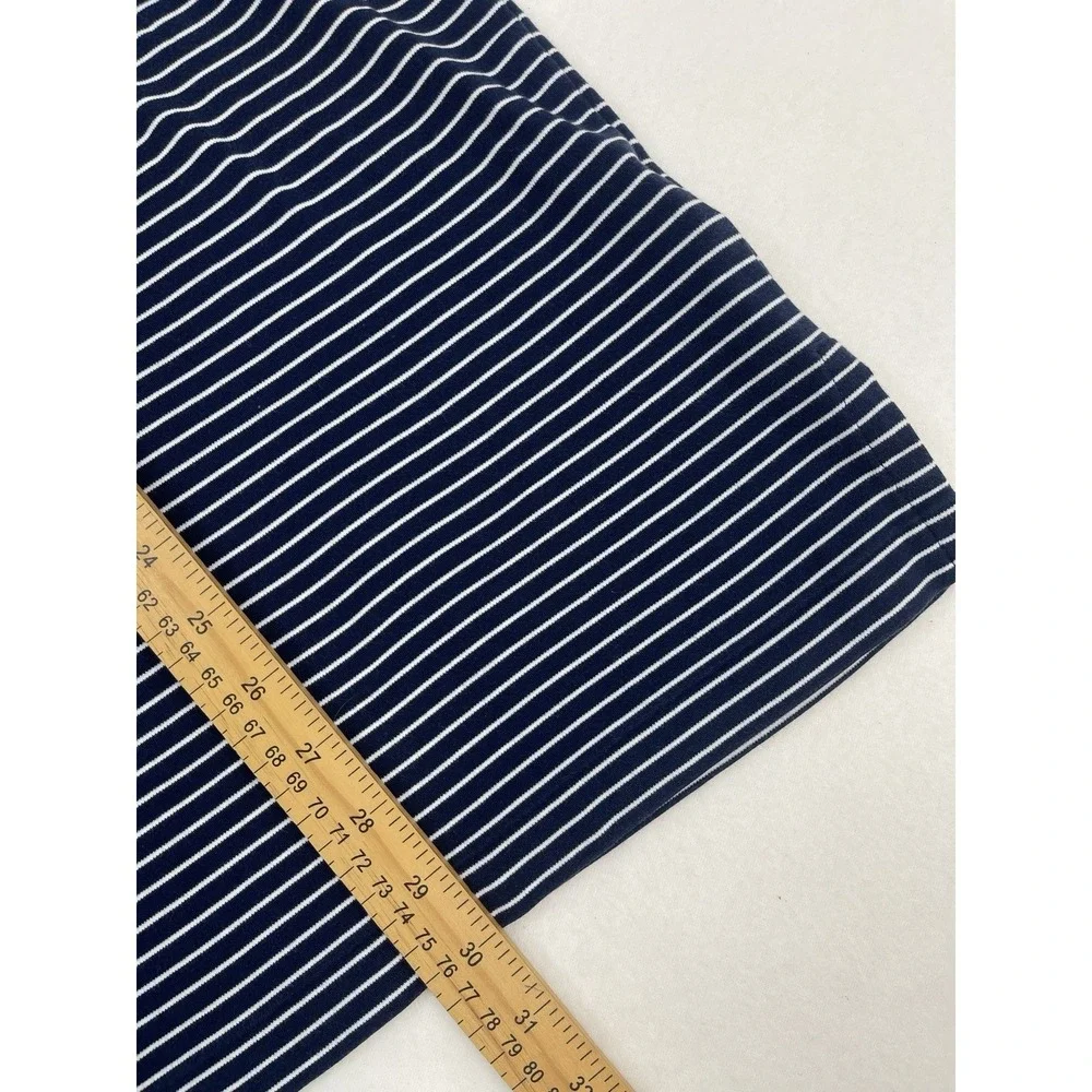 Polo Ralph Lauren Men's Navy/White Striped Short Sleeve Polo Shirt Size 2XL  EUC